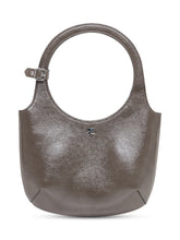 COURREGES - Courrèges Borsa Holy Naplack in Pelle Grigia - Grigio | Lidia Shopping ® | Official Website