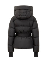 MONCLER GRENOBLE - Moncler Grenoble Black Down Jacket with Belt - Black - LIDIASHOPPING® - Official Website