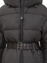 MONCLER GRENOBLE - Moncler Grenoble Black Down Jacket with Belt - Black - LIDIASHOPPING® - Official Website