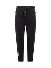 MONCLER GRENOBLE - Moncler Grenoble Black Technical Pants with Drawstring - Black - LIDIASHOPPING® - Official Website