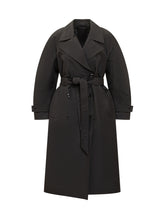 MONCLER GENIUS EDWARD ENNINFUL - 4 Moncler Edward Enninful Black Double-Breasted Trench - Black - LIDIASHOPPING® - Official Website