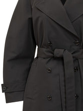 MONCLER GENIUS EDWARD ENNINFUL - 4 Moncler Edward Enninful Black Double-Breasted Trench - Black - LIDIASHOPPING® - Official Website