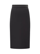 MONCLER GENIUS EDWARD ENNINFUL - 4 Moncler Edward Enninful Gonna Nera Tubino - Nero - LIDIASHOPPING® - Official Website