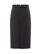 MONCLER GENIUS EDWARD ENNINFUL - 4 Moncler Edward Enninful Gonna Nera Tubino - Nero - LIDIASHOPPING® - Official Website