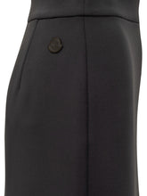 MONCLER GENIUS EDWARD ENNINFUL - 4 Moncler Edward Enninful Gonna Nera Tubino - Nero - LIDIASHOPPING® - Official Website