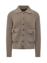ALBARENA - Cardigan Albarena in Maglia Beige con Tasche Frontali - Beige | Lidia Shopping ® | Official Website