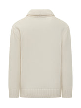 ALBARENA - Cream Cable-Knit Cardigan Albarena - White | Lidia Shopping ® | Official Website
