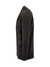 ALBARENA - Albanera Black Double-Breasted Knit Jacket - Black | Lidia Shopping ® | Official Website