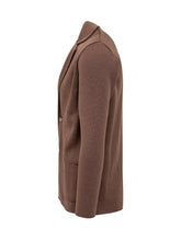 ALBARENA - Giacca Albanera Marrone In Maglia Con Bottoni - Marrone | Lidia Shopping ® | Official Website