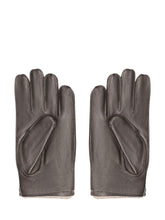 ALPO - Alpo Brown Leather Gloves with Buckle - Brown - LIDIASHOPPING® - Official Website