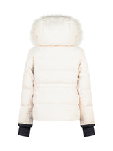 MONCLER GRENOBLE KIDS - Moncler Kids New Guyane Jacket with Fur Hood - White - LIDIASHOPPING® - Official Website