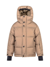 MONCLER GRENOBLE KIDS - Moncler Kids Giacca Kasanka Beige con Cappuccio - Beige | Lidia Shopping ® | Official Website