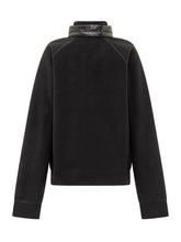 MONCLER GRENOBLE KIDS - Felpa Nera Moncler Grenoble con Mezza Zip - Nero | Lidia Shopping ® | Official Website
