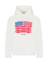 PALM ANGELS KIDS - Palm Angels Felpa con Cappuccio Revolution - Bianco | Lidia Shopping ® | Official Website