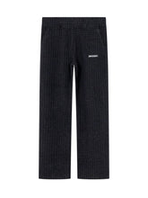 PALM ANGELS KIDS - Palm Angels Pantaloni Neri in Tessuto Gessato - Blu - LIDIASHOPPING® - Official Website