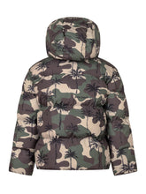 PALM ANGELS KIDS - Palm Angels Camouflage Palm Print Puffer Jacket - Green - LIDIASHOPPING® - Official Website