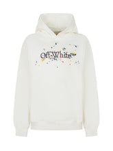 OFF-WHITE KIDS - Off-White Kids Hoodie with Painted Logo - White - LIDIASHOPPING® - Official Website
