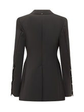 SPORTMAX - Sportmax Black Single-Breasted Blazer - Black - LIDIASHOPPING® - Official Website