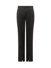 SPORTMAX - Sportmax Pantaloni Dritti Neri con Dettaglio Bottoni - Nero | Lidia Shopping | Official Website