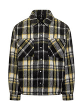 REPRESENT - Represent Wool Checked Overshirt - Black - LIDIASHOPPING® - Official Website