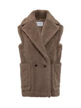MAX MARA - Max Mara Camel Fur Vest - Brown | Lidia Shopping ® | Official Website