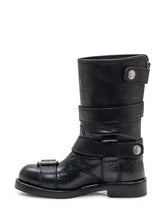 DOLCE & GABBANA - Dolce & Gabbana Stivaletto Horse in Pelle Nera - Nero | Lidia Shopping ® | Official Website