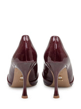 TWENTY FOURHAITCH - Twenty Fourhaitch Bordeaux Patent Leather Pointed Pumps - Red | Lidia Shopping ® | Official Website