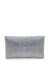 TWENTY FOURHAITCH - Silver Rhinestone Clutch Twenty Four Haitch - Silver - LIDIASHOPPING® - Official Website