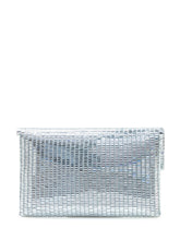 TWENTY FOURHAITCH - Clutch Metal Mesh Argento Twenty Four Haitch - Argento | Lidia Shopping ® | Official Website