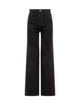 TWENTY FOURHAITCH - Jeans Twenty Fourhaitch con Strass All Over - Nero - LIDIASHOPPING® - Official Website