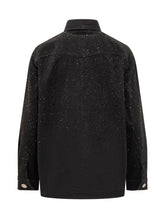 TWENTY FOURHAITCH - Twenty Fourhaitch Rhinestone Denim Shirt - Black - LIDIASHOPPING® - Official Website