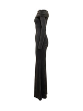 TWENTY FOURHAITCH - Abito Lungo Twenty Fourhaitch con Scollo Bardot - Nero - LIDIASHOPPING® - Official Website