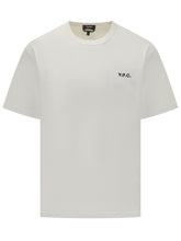 APC - A.P.C. White T-Shirt with Embroidered Logo - White - LIDIASHOPPING® - Official Website