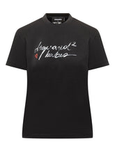 DSQUARED2 - Dsquared2 T-Shirt Nera Babes Logo - Nero | Lidia Shopping | Official Website
