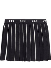 TWIN-SET - Twinset Gonna Plissé con Fascia Logata - Nero | Lidia Shopping ® | Official Website