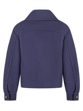 TWIN-SET - Twinset Kids Wool Jacket with Pockets - Blue | Lidia Shopping | Official Website