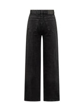 ROTATE - Rotate Black Jeans with Decorative Buttons - Black - LIDIASHOPPING® - Official Website
