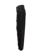 ROTATE - Rotate Black Jeans with Decorative Buttons - Black - LIDIASHOPPING® - Official Website