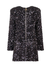 ELISABETTA FRANCHI KIDS - Elisabetta Franchi Kids Abito Nero con Paillettes - Nero - LIDIASHOPPING® - Official Website