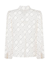 ELISABETTA FRANCHI KIDS - Elisabetta Franchi Kids Camicia Bianca con Logo - Bianco - LIDIASHOPPING® - Official Website