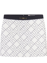 ELISABETTA FRANCHI KIDS - Elisabetta Franchi Kids Gonna Bianca con Logo - Bianco - LIDIASHOPPING® - Official Website