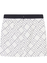 ELISABETTA FRANCHI KIDS - Elisabetta Franchi Kids Gonna Bianca con Logo - Bianco - LIDIASHOPPING® - Official Website