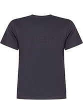 ELISABETTA FRANCHI KIDS - Elisabetta Franchi Kids Black T-Shirt with Embossed Logo - Black - LIDIASHOPPING® - Official Website