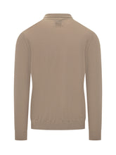 KNIT DE MONSIEUR - Knit De Monsieur Beige Long-Sleeve Polo - Beige - LIDIASHOPPING® - Official Website