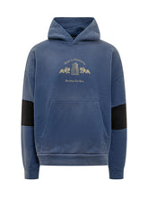 WILLY CHAVARRIA - Felpa Casa Willy Chavarría Hoodie - Blu - LIDIASHOPPING® - Official Website