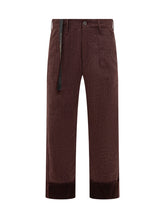 MAURIZIO MASSIMINO - Pantaloni in Velluto Maurizio Massimino - Rosso | Lidia Shopping | Official Website