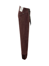 MAURIZIO MASSIMINO - Pantaloni in Velluto Maurizio Massimino - Rosso | Lidia Shopping ® | Official Website
