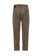 MAURIZIO MASSIMINO - Pantaloni con Pinces Maurizio Massimino - Marrone | Lidia Shopping | Official Website