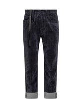 MAURIZIO MASSIMINO - Pantaloni in Velluto Maurizio Massimino - Blu | Lidia Shopping ® | Official Website