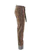 MAURIZIO MASSIMINO - Pantaloni in Velluto Maurizio Massimino - Beige | Lidia Shopping ® | Official Website